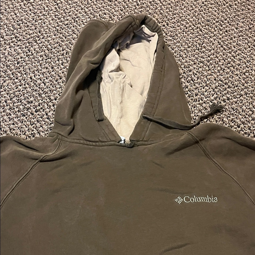 Columbia Olive Green Hoodie